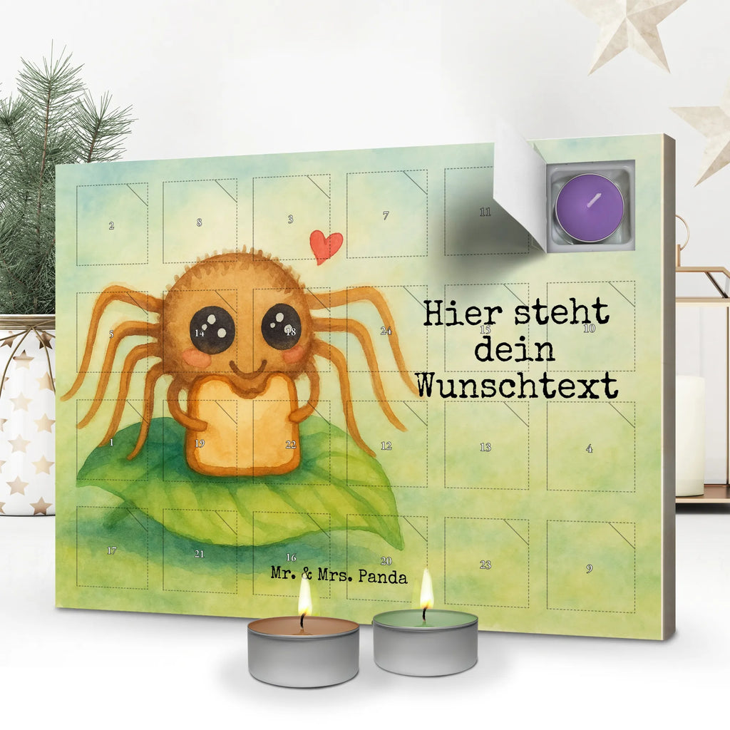 Personalisierter Duftkerzen Adventskalender Spinne Agathe Sandwich Design Personalisierter Duftkerzen Adventskalender, Spinne Agathe, Spinne, Agathe, Videos, Merchandise, Alles Wird gut, Hunger, Mut, Lebensfreude, Hungrig, Verfressen, Glück