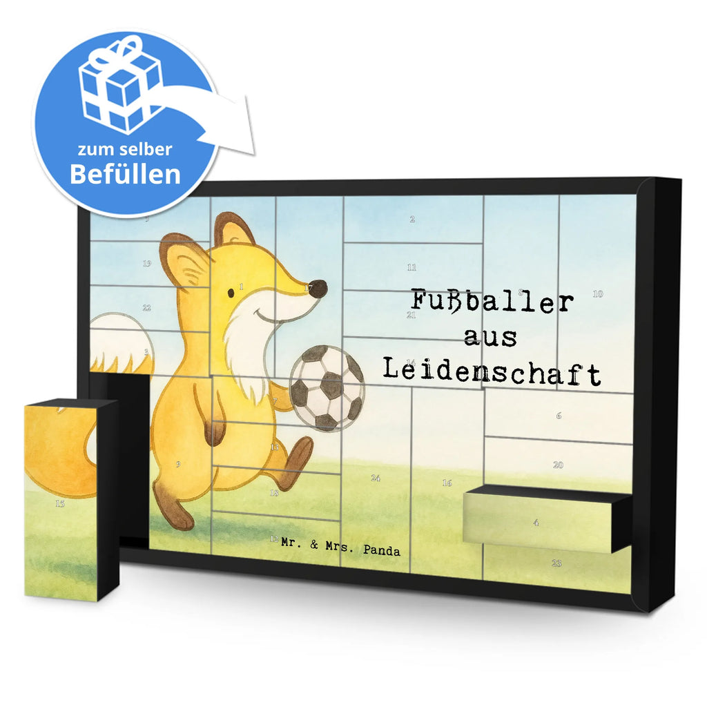 Fillable advent calendar soccer player Passion Design gift, sayings, gift idea, best, farewell gift, passing exam, anniversary, retirement, promotion, job start, profession