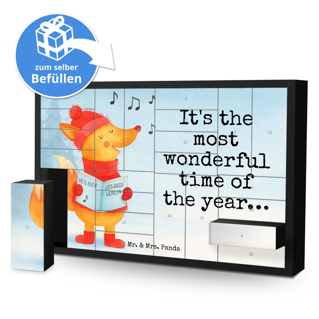 Fillable advent calendar Fox Singer Design Advent calendar 2020, self filling, Advent calendar men, Advent calendar women, Advent calendar, Winter, Christmas, Christmas time, snow