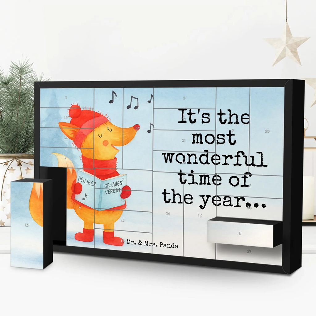 Fillable advent calendar Fox Singer Design Advent calendar 2020, self filling, Advent calendar men, Advent calendar women, Advent calendar, Winter, Christmas, Christmas time, snow