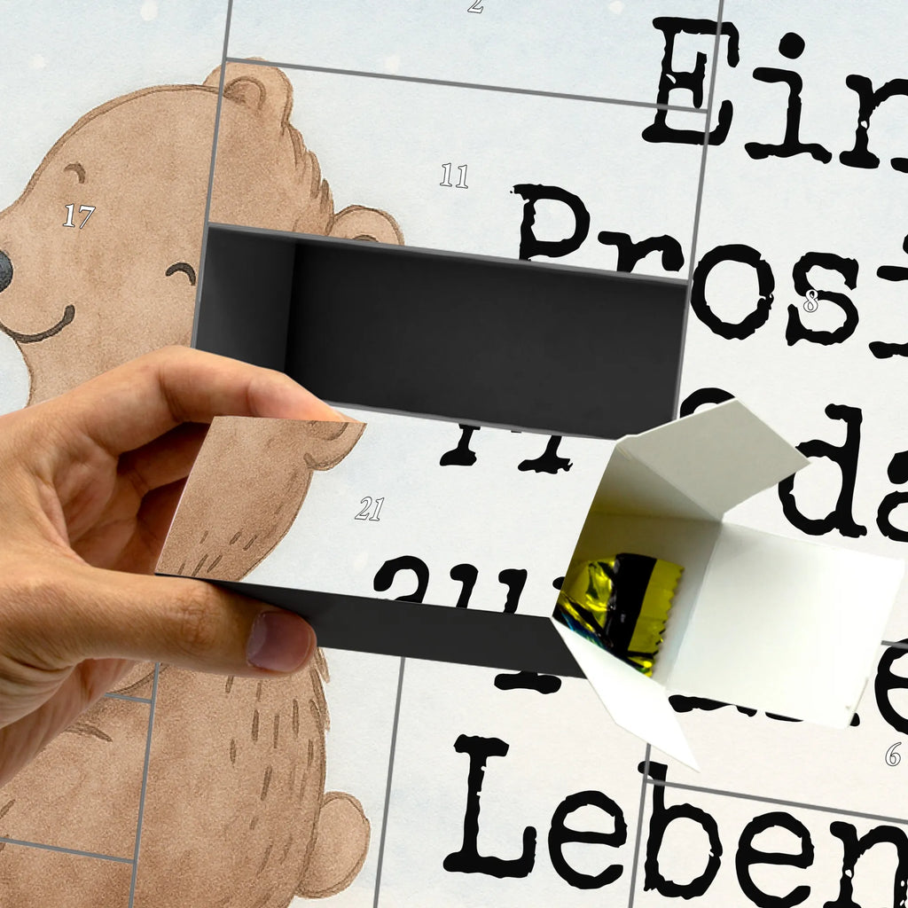 Fillable advent calendar Glowing Pig Bash Design Christmas time, snow