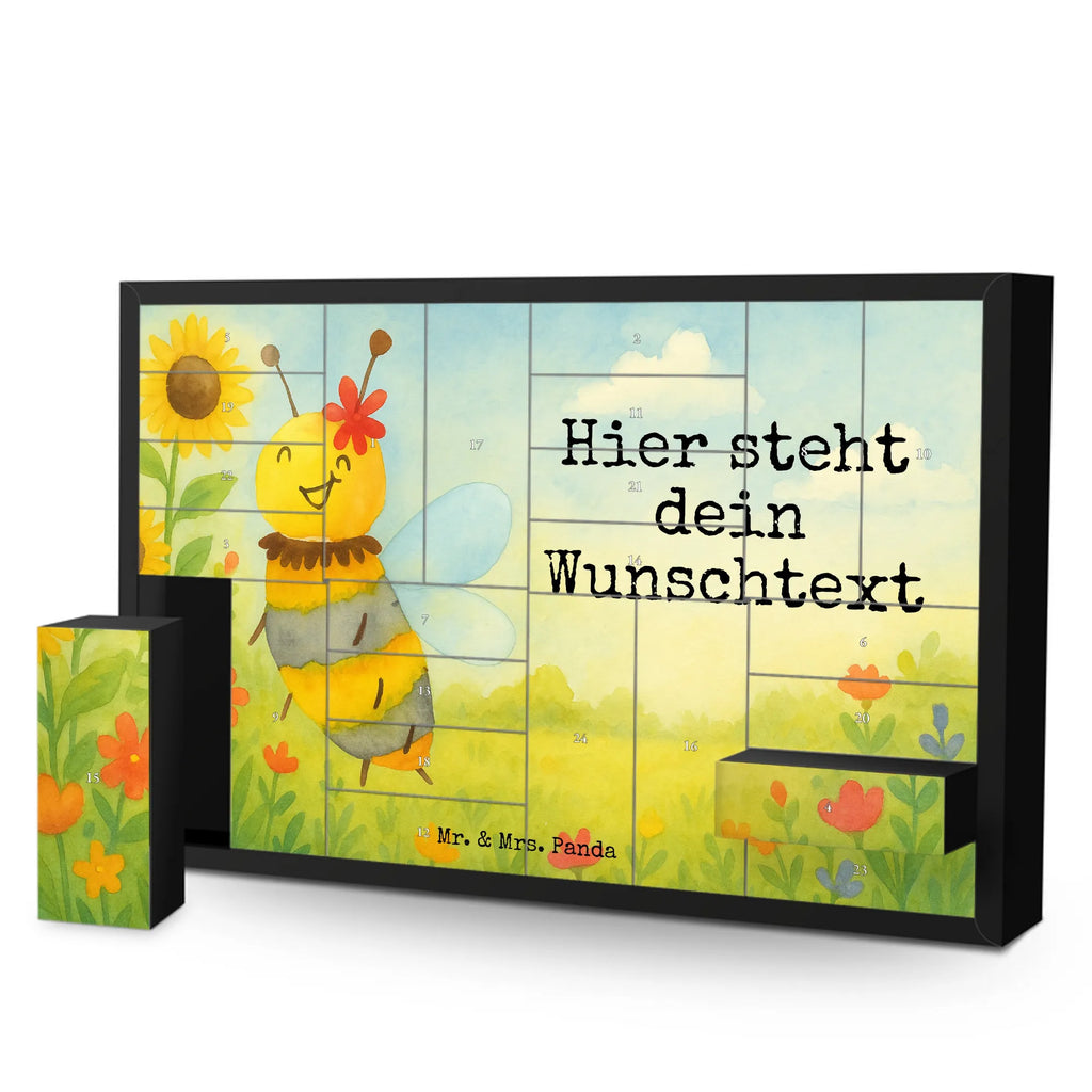 Personalisierter Befüllbarer Adventskalender Biene Blume Design Befüllbarer Adventskalender, Adventskalender Zum Selbst Befüllen, Biene, Wespe, Hummel