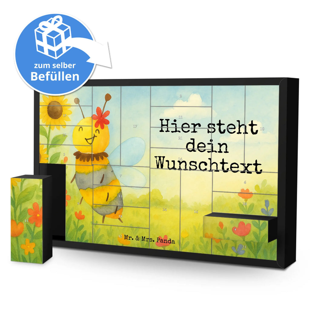 Personalisierter Befüllbarer Adventskalender Biene Blume Design Befüllbarer Adventskalender, Adventskalender Zum Selbst Befüllen, Biene, Wespe, Hummel