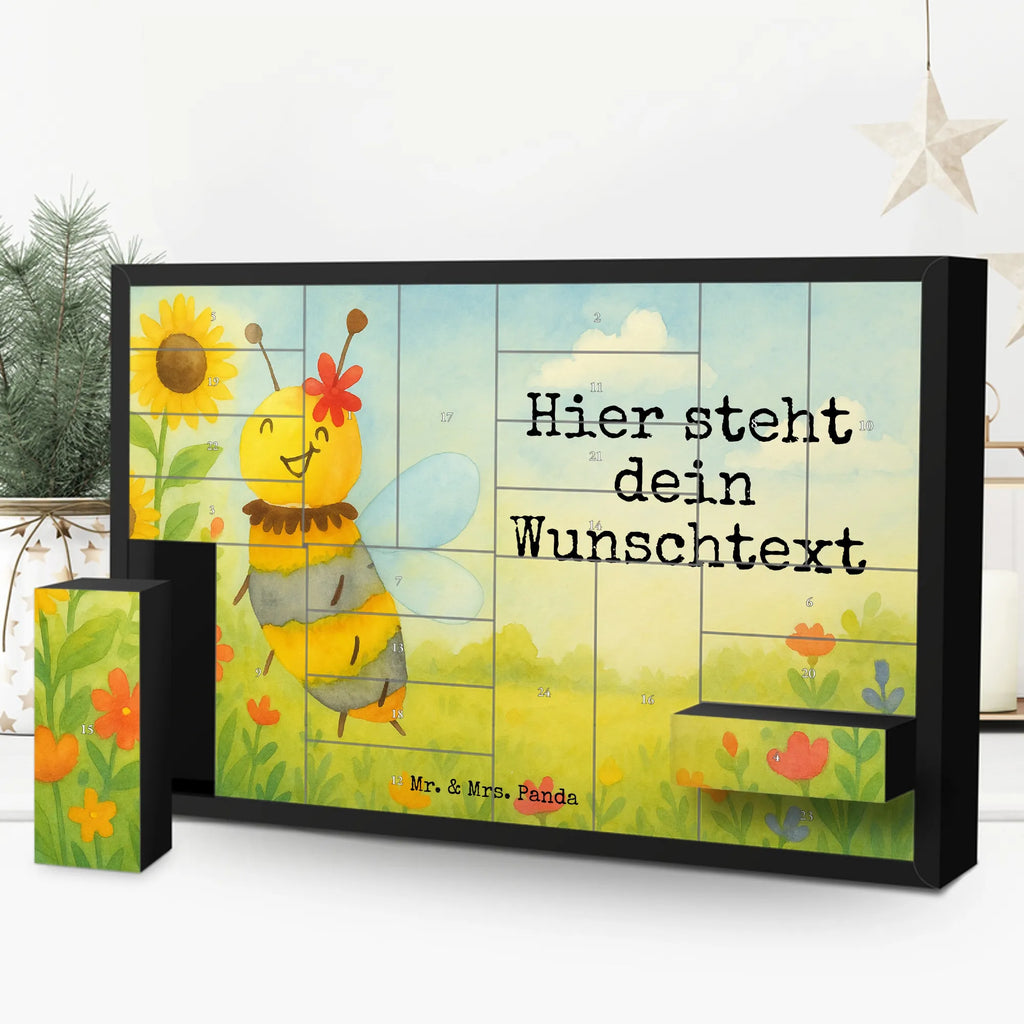 Personalisierter Befüllbarer Adventskalender Biene Blume Design Befüllbarer Adventskalender, Adventskalender Zum Selbst Befüllen, Biene, Wespe, Hummel