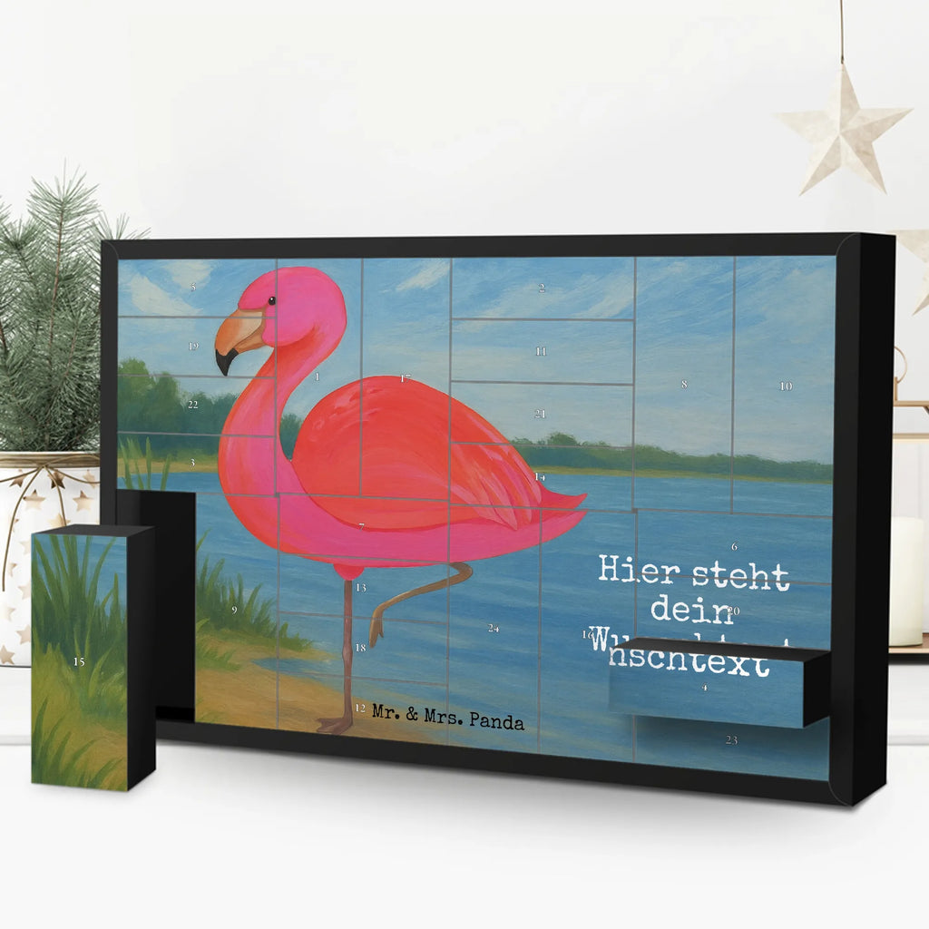 Personalisierter Befüllbarer Adventskalender Flamingo Classic Design Adventskalender Zum Selbst Befüllen, Befüllbarer Adventskalender, Flamingo, Freundin, Freundinnen, Sohn, für Mich, Ich, Geschwister, Außenseiter, Stolz, Selbstliebe, Einzigartig, Tochter, Spruch