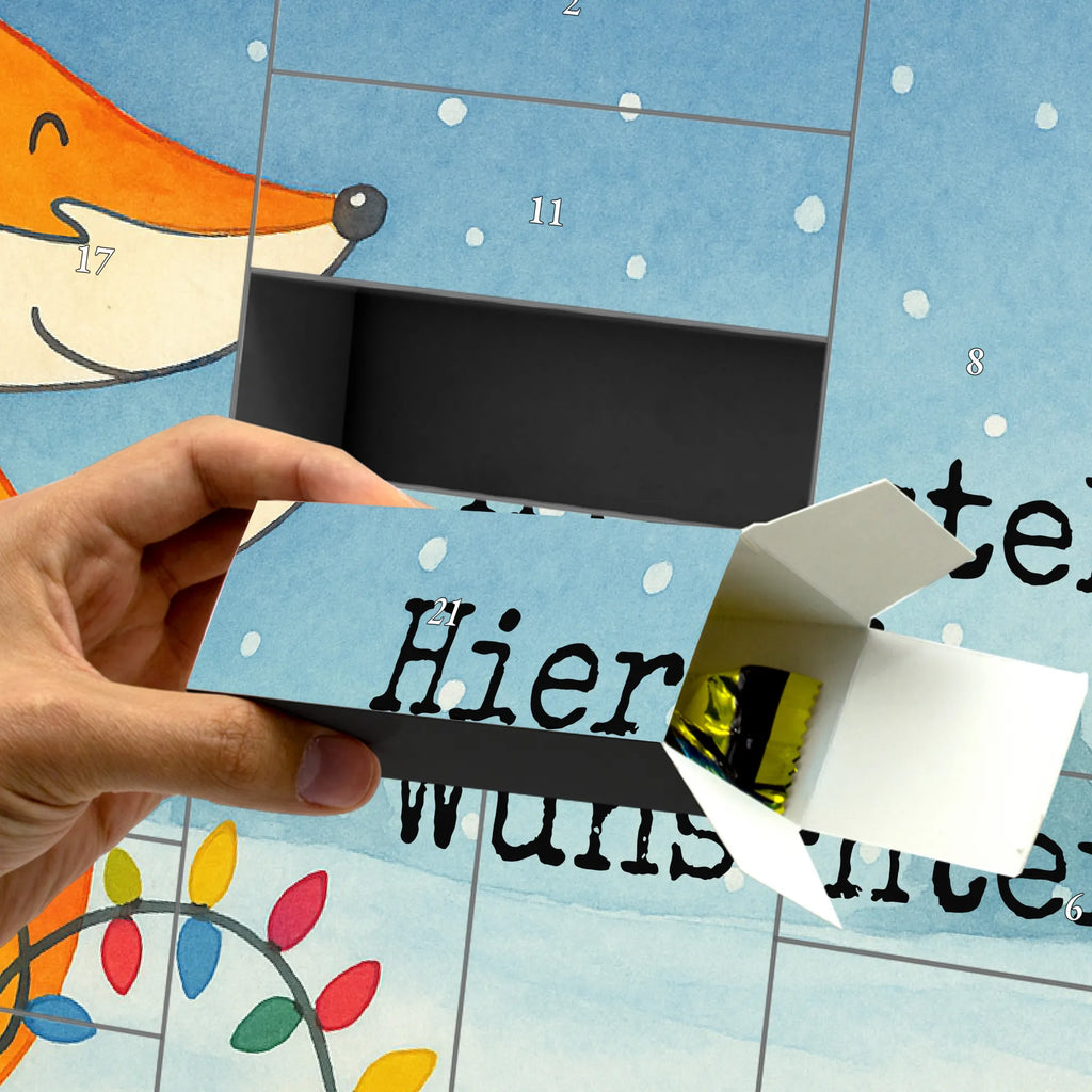 Personalisierter Befüllbarer Adventskalender Fuchs Weihnachten Design Adventskalender Zum Selbst Befüllen, Befüllbarer Adventskalender, Weihnachten, Winter, Weihnachtsdeko, Nikolaus, Advent, Heiligabend, Wintermotiv, Weihnachtszeit, Weihnachtsmann, Fuchs, Geschenk Weihnachten, Füchse, Spruch schön