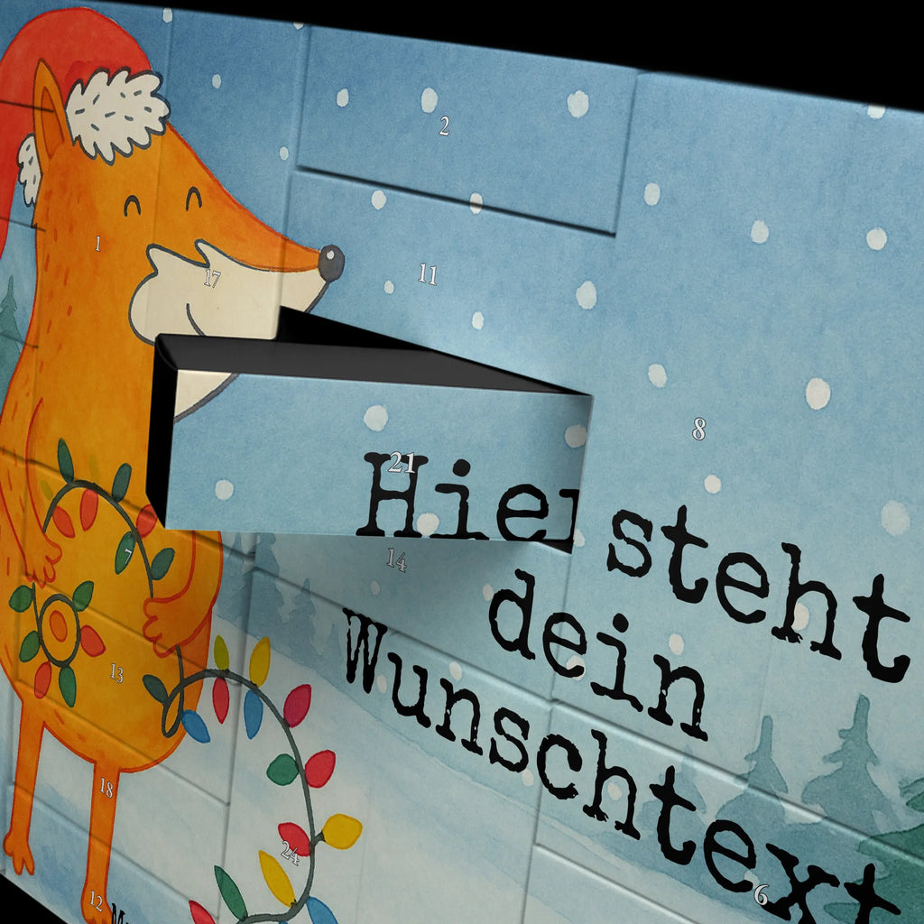 Personalisierter Befüllbarer Adventskalender Fuchs Weihnachten Design Adventskalender Zum Selbst Befüllen, Befüllbarer Adventskalender, Weihnachten, Winter, Weihnachtsdeko, Nikolaus, Advent, Heiligabend, Wintermotiv, Weihnachtszeit, Weihnachtsmann, Fuchs, Geschenk Weihnachten, Füchse, Spruch schön