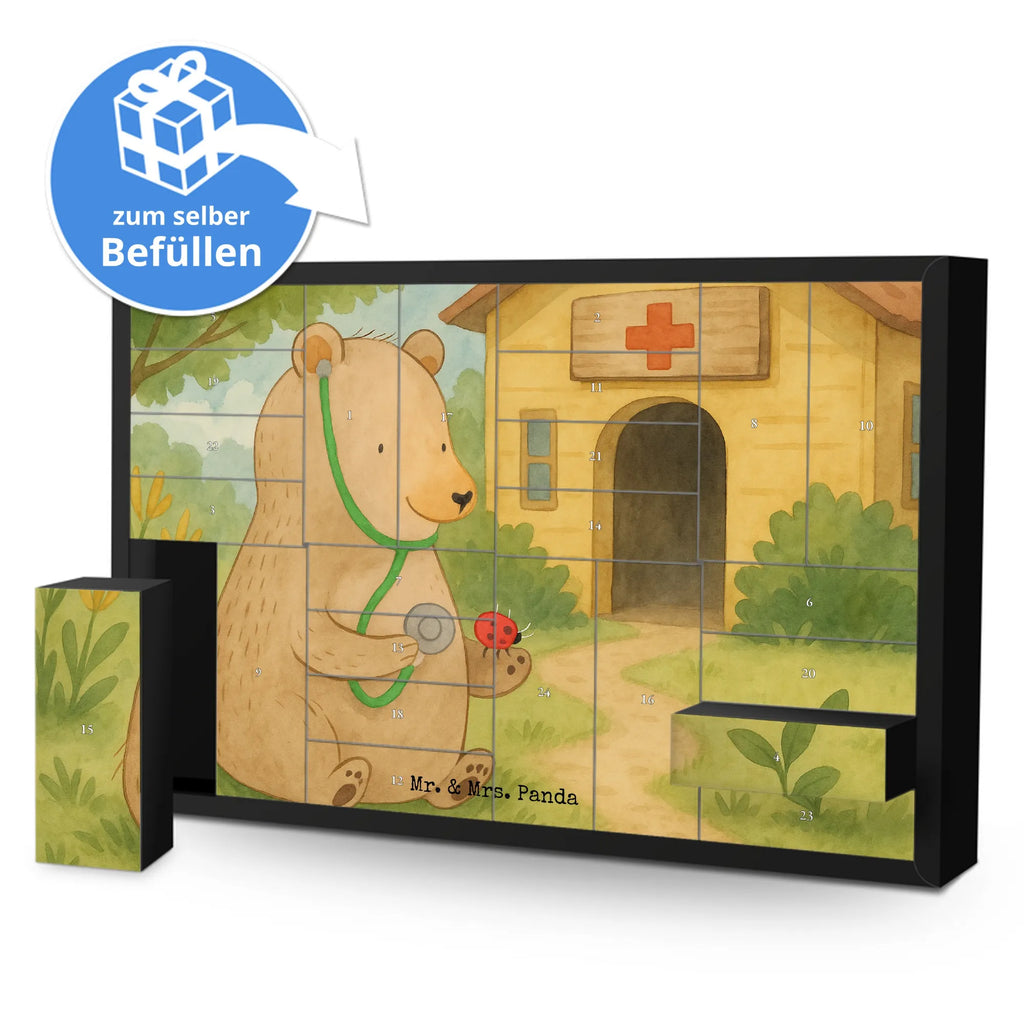 Fillable advent calendar bear Physician Design Advent calendar men, Advent calendar 2020, Advent calendar women, self filling, Advent calendar, bear, teddy, teddy bear, cuddly toy, Doctor, Professor, Bear