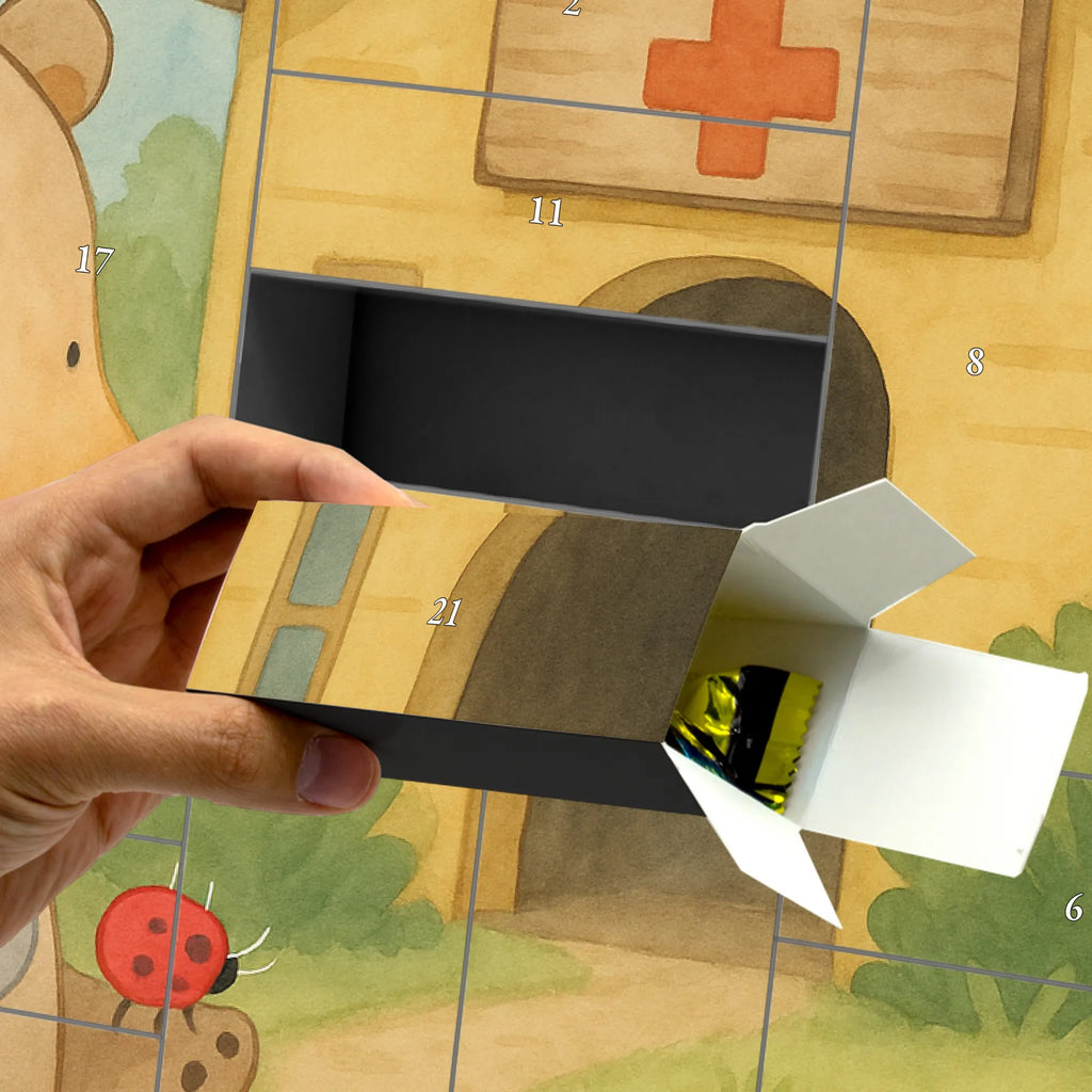 Fillable advent calendar bear Physician Design Advent calendar men, Advent calendar 2020, Advent calendar women, self filling, Advent calendar, bear, teddy, teddy bear, cuddly toy, Doctor, Professor, Bear