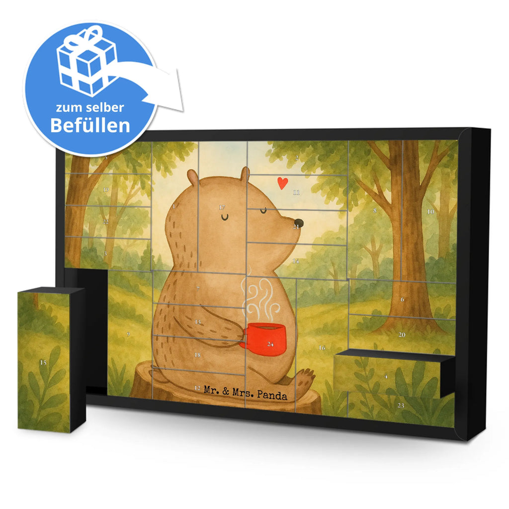 Fillable advent calendar bear Coffee Design Advent calendar men, Advent calendar 2020, self filling, Advent calendar women, Advent calendar, bear, teddy, teddy bear, cuddly toy, motivation, morning routine, good morning, coffee, save the world, bears, conquer the world