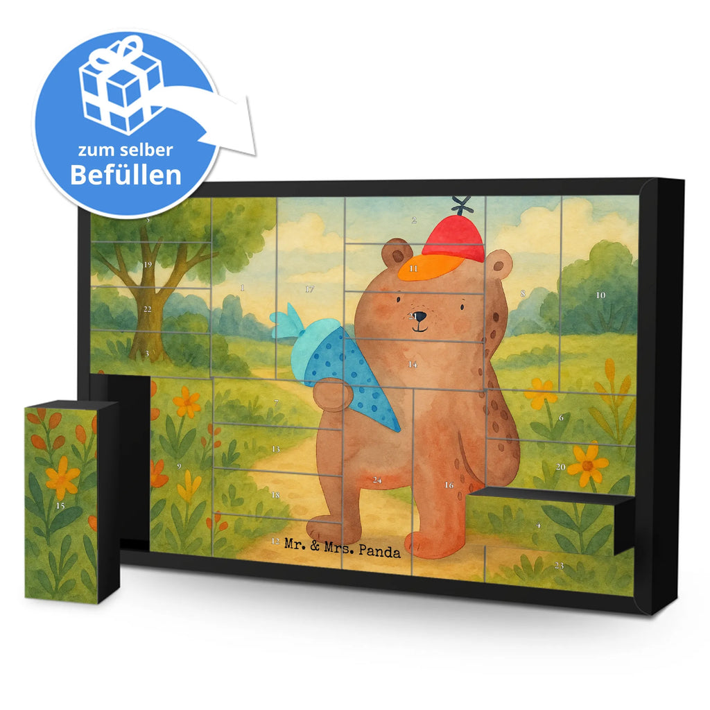 Fillable advent calendar bear School cone Design Advent calendar men, Advent calendar 2020, self filling, Advent calendar, Advent calendar women, bear, teddy, teddy bear, cuddly toy, Primary school, First day of school gift, Starting school, Bear motif, School gift, School enrolment gift, School bag