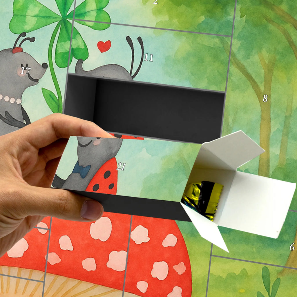 Fillable advent calendar ladybug toadstool Design self filling, Advent calendar, Advent calendar 2020, Advent calendar women, Advent calendar men, small animals, cute, funny, cute animal motives, hand drawn, small world, funny sayings, good mood, happy, gifts, gift ideas, special gifts, animal lover, card, toadstool, house, at home, flat, ladybird, house of fleshy fungi