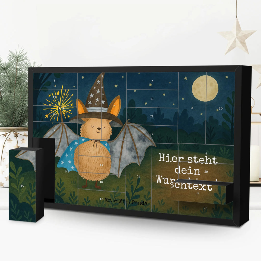 Personalisierter Befüllbarer Adventskalender Fledermaus Zauberer Design Adventskalender Zum Selbst Befüllen, Befüllbarer Adventskalender, Lustige Sprüche, Tiere, Tiermotive, Gute Laune, Fledermäuse, Zauberer, Frauen, Fledermaus, Magier, Reinsteigern