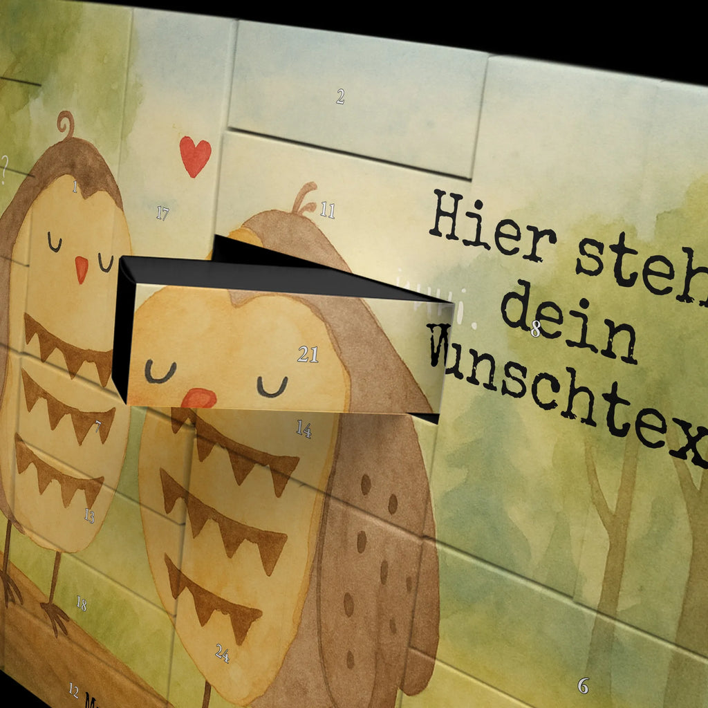 Personalisierter Befüllbarer Adventskalender Eulen Liebe Design Adventskalender Zum Selbst Befüllen, Befüllbarer Adventskalender, Eule, Eule Deko, Liebe, Owl, Liebe Spruch, Freundin Geschenk, Wortspiel Lustig, Hochzeit Spruch, All You Need Is Love, Freund