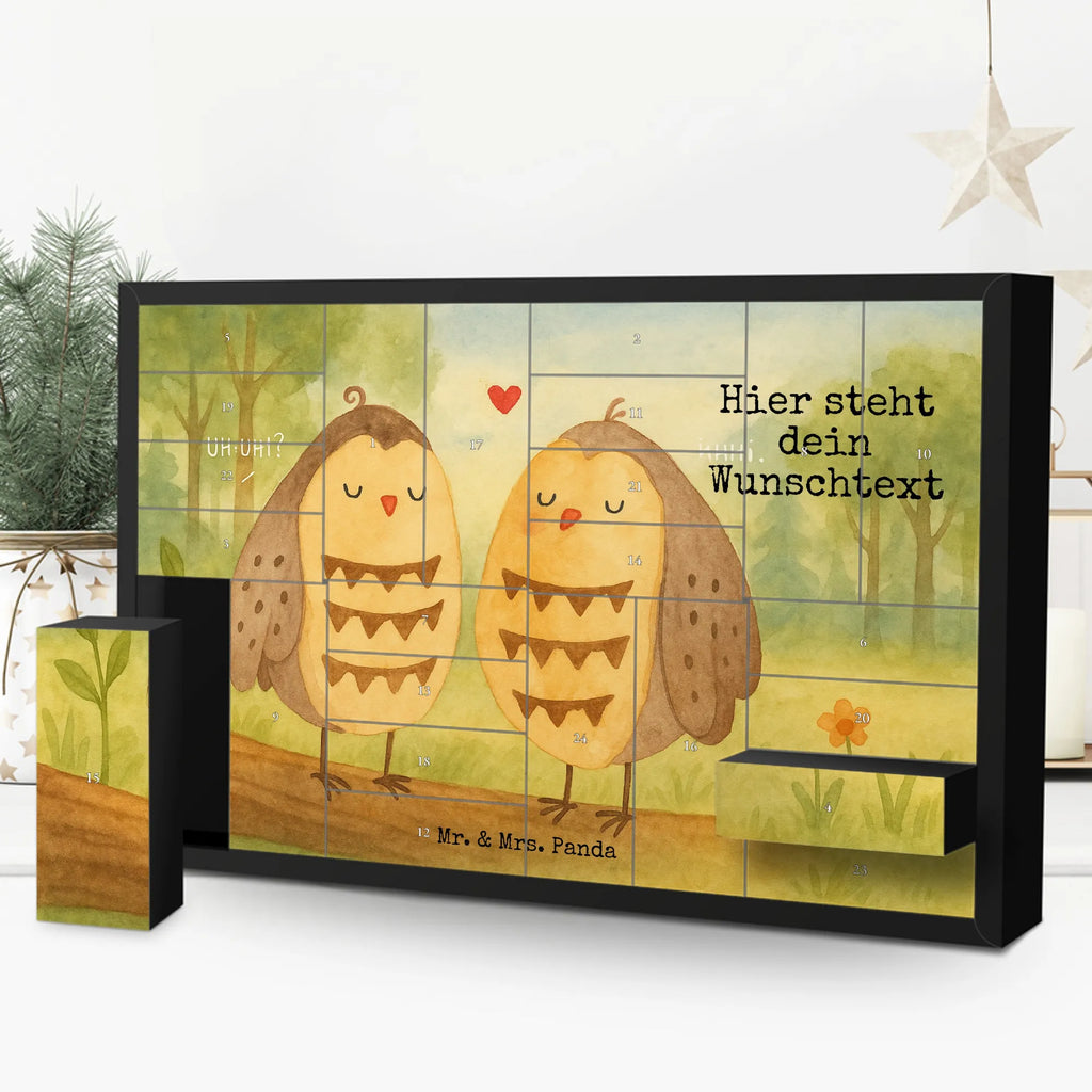 Personalisierter Befüllbarer Adventskalender Eulen Liebe Design Adventskalender Zum Selbst Befüllen, Befüllbarer Adventskalender, Eule, Eule Deko, Liebe, Owl, Liebe Spruch, Freundin Geschenk, Wortspiel Lustig, Hochzeit Spruch, All You Need Is Love, Freund