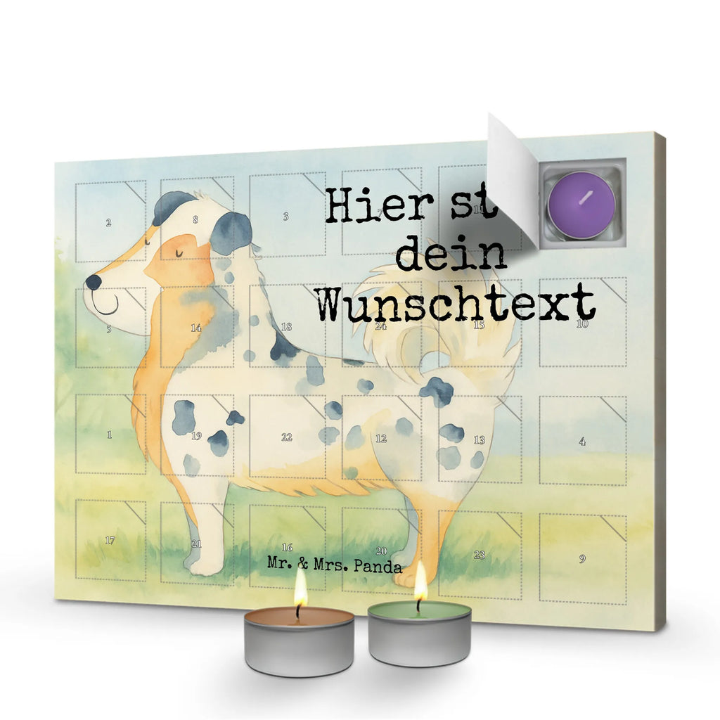 Personalisierter Duftkerzen Adventskalender Hund Australien Shepherd Design Personalisierter Duftkerzen Adventskalender, Sprüche, Hund, Hunderasse, Hundebesitzer, Hundemotiv, Haustier, Tierliebhaber, Hundeliebe, Australien Shepherd, Familienhund, Shepherd, Spruch