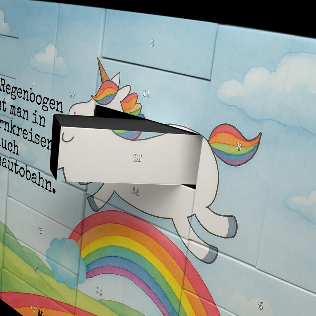 Fillable advent calendar unicorn rainbow Design birthday present, unicorn car, unicorn highway, unicornpower, expressway, unicorn love, rainbow, gift