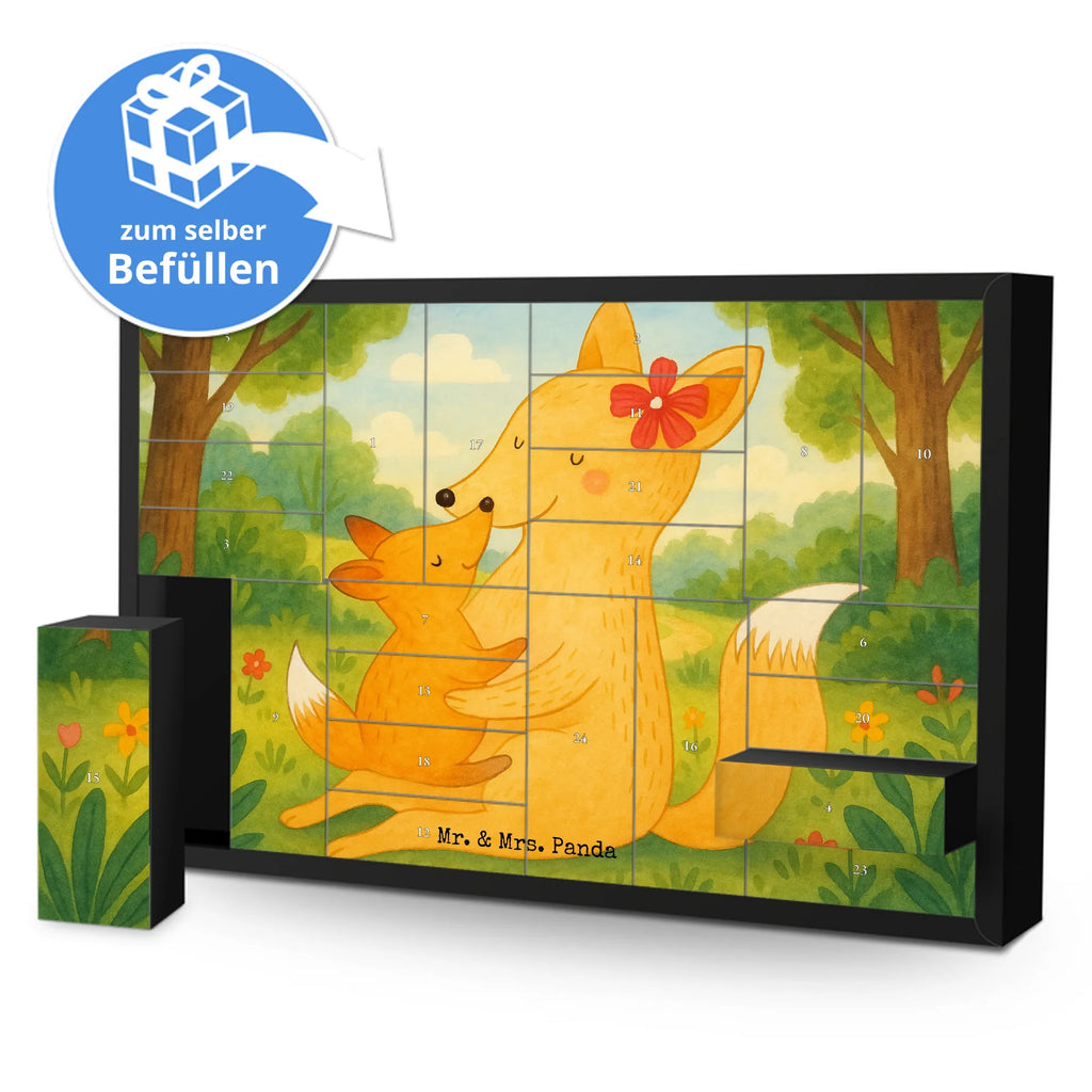 Fillable advent calendar Fox mummy Design Advent calendar 2020, Advent calendar women, Advent calendar, Advent calendar men, self filling, Family, Father's Day, Mother's Day, brother, sister, Mom, Dad, mom, favourite daughter, daughter, best daughter, present, mother