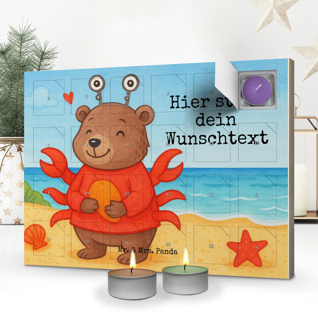 Personalisierter Duftkerzen Adventskalender Krebs Astrologie Design Personalisierter Duftkerzen Adventskalender, Sternzeichen, Tierkreiszeichen, Horoskop, Astrologie, Aszendent, Geschenk, Geburtstagsgeschenk, Krebs