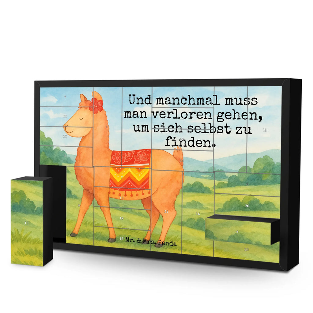 Fillable advent calendar alpaca Proud Design alpaca, animal, llama, pako, camel, Peru, favourite animal