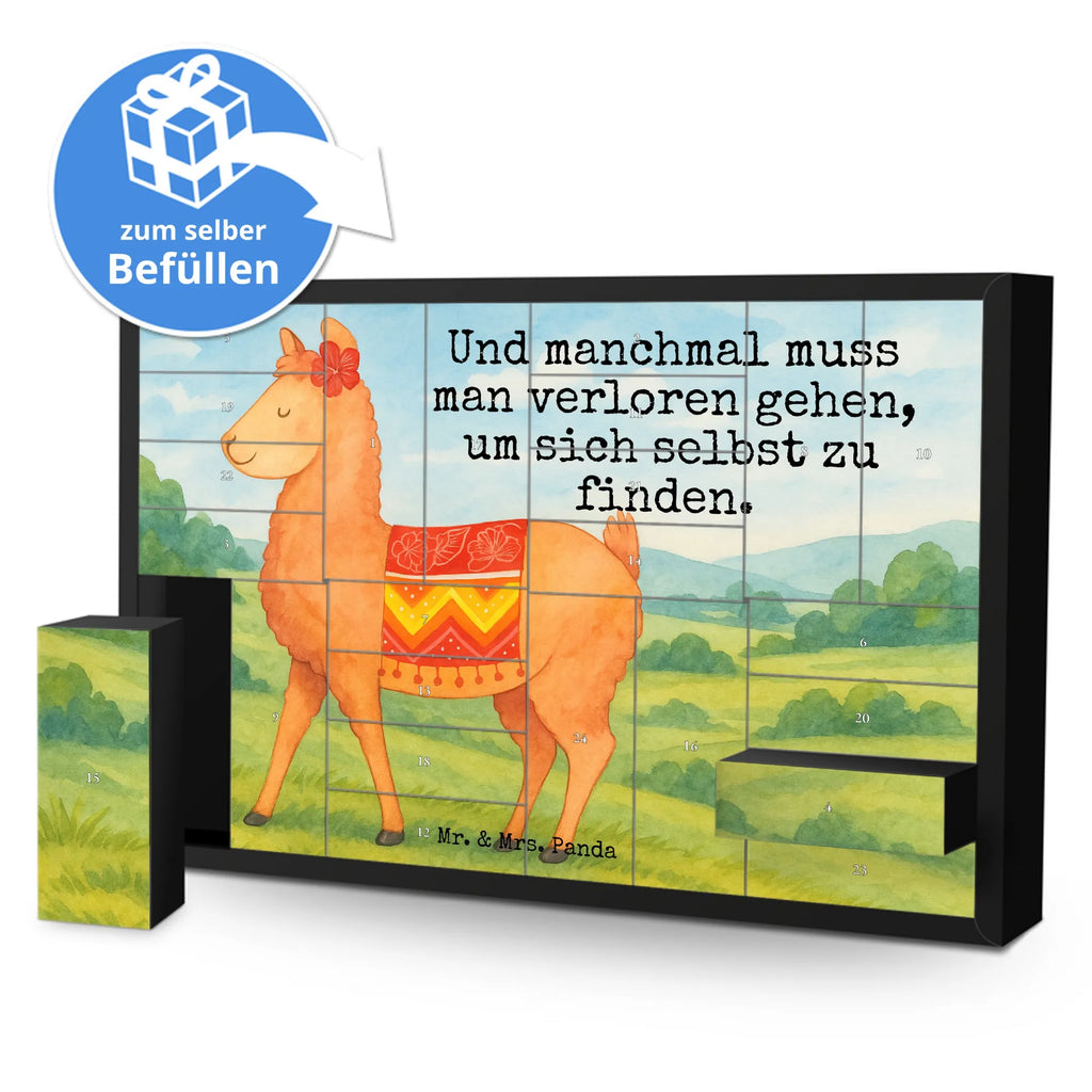 Fillable advent calendar alpaca Proud Design alpaca, animal, llama, pako, camel, Peru, favourite animal