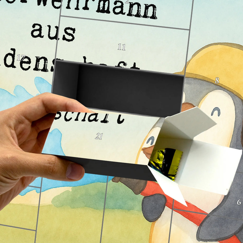 Befüllbarer Adventskalender Feuerwehrmann Leidenschaft Design