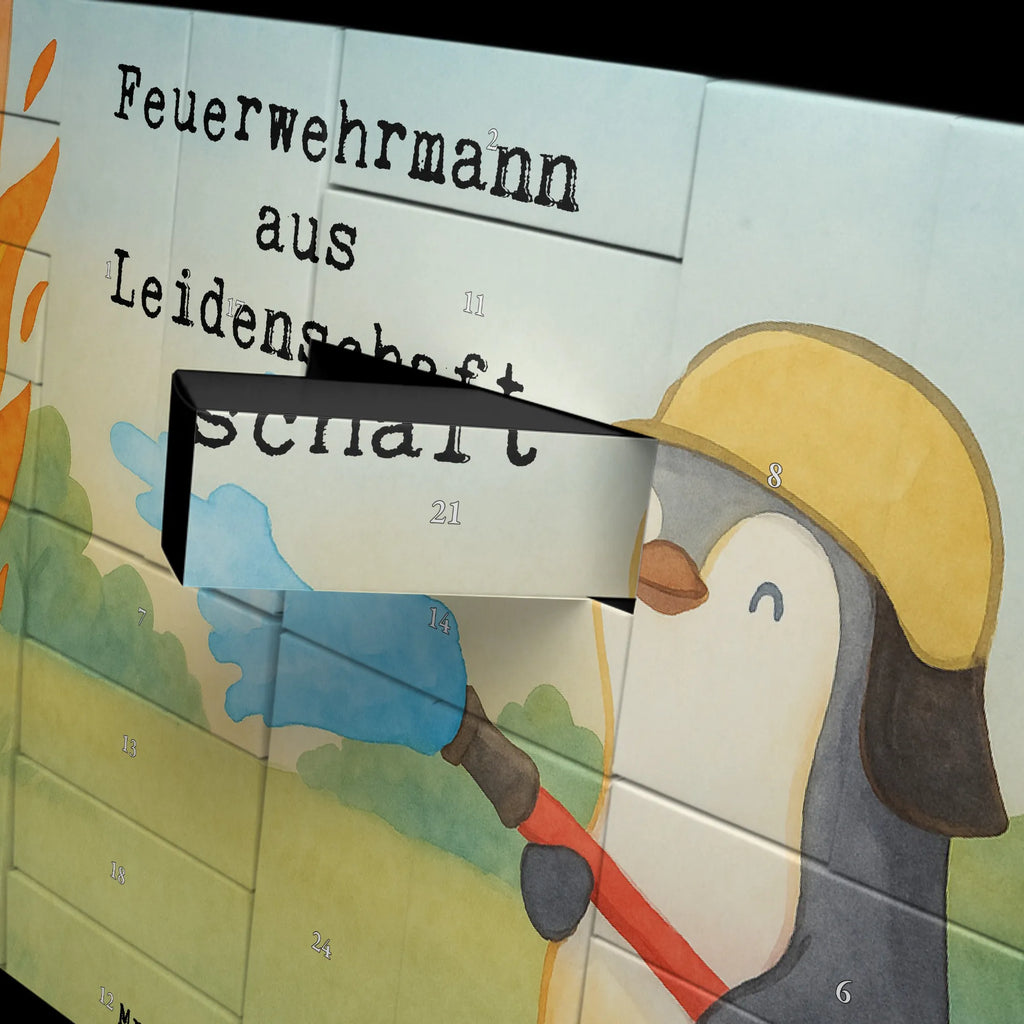 Befüllbarer Adventskalender Feuerwehrmann Leidenschaft Design