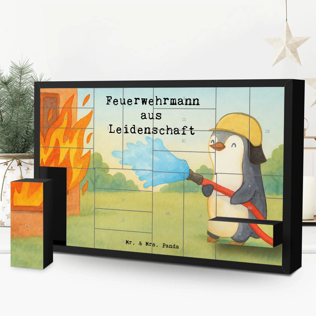 Befüllbarer Adventskalender Feuerwehrmann Leidenschaft Design