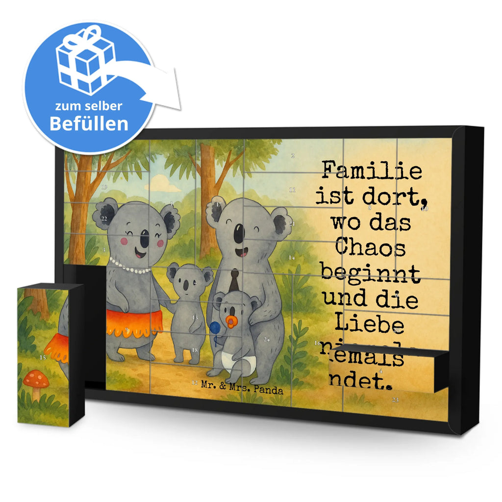 Fillable advent calendar Koala Family Design Advent calendar women, self filling, Advent calendar men, Advent calendar 2020, Advent calendar, Family, Father's Day, Mother's Day, brother, sister, Mom, Dad, family, children, mom, family life, siblings, koalas, dad, Koala