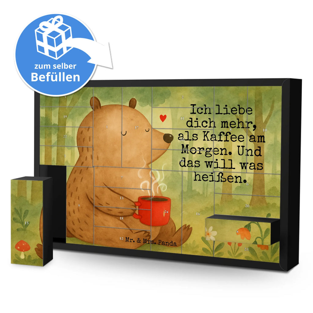 Fillable advent calendar bear morning coffee Design Loving, Two, Together, Marriage, Proposal of marriage, Love gift, gift for her, gift for him, anniversary gift, Valentine&#39;s Day Gift for Women Love Gift Anniversary Wedding Anniversary Party Favor Gift for Girlfriend Gift for Partner Boyfriend Gift Token of Love for Men for Husband