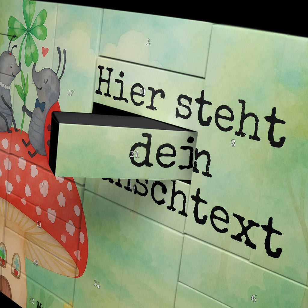 Personalisierter Befüllbarer Adventskalender Marienkäfer Fliegenpilz Design Adventskalender Zum Selbst Befüllen, Befüllbarer Adventskalender, Lustige Sprüche, Tiere, Tiermotive, Gute Laune, Fleigenpilzhaus, Haus, Wohnung, Zuhause, Marienkäfer, Fliegenpilz