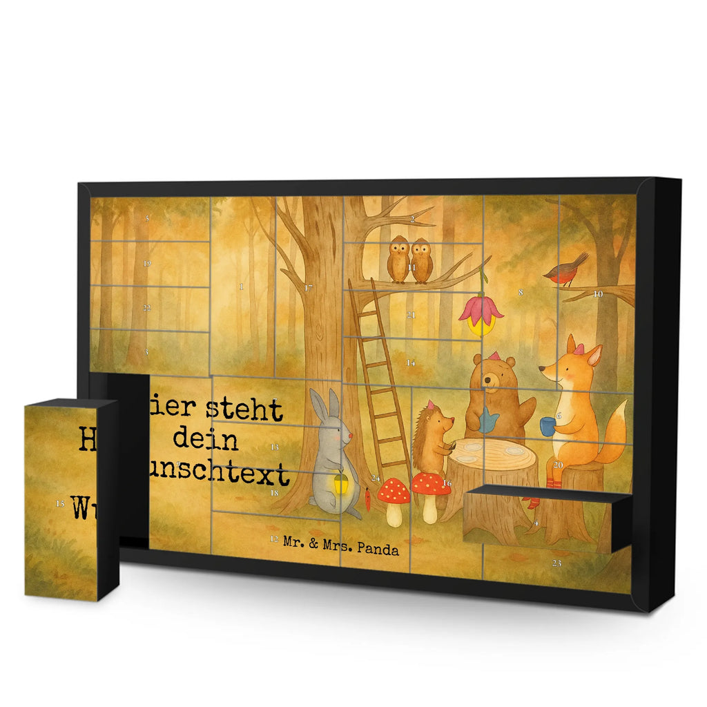 Personalisierter Befüllbarer Adventskalender Waldtiere Picknick Design Befüllbarer Adventskalender, Adventskalender Zum Selbst Befüllen, Lustige Sprüche, Tiere, Tiermotive, Gute Laune, Igel, Wald, Waldtiere, Fuchs, Maus, Eichhörnchen, Picknick, Hase