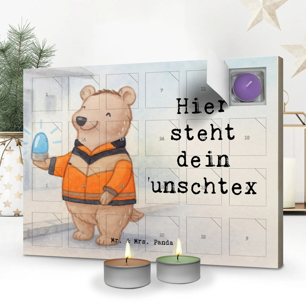 Personalisierter Duftkerzen Adventskalender Rettungssanitäter Leidenschaft Design Personalisierter Duftkerzen Adventskalender, Geschenk, Schenken, Jubiläum, Danke, Dankeschön, Beruf, Ausbildung, Abschied, Rente, Kollege, Kollegin, Arbeitskollege, Mitarbeiter, Firma