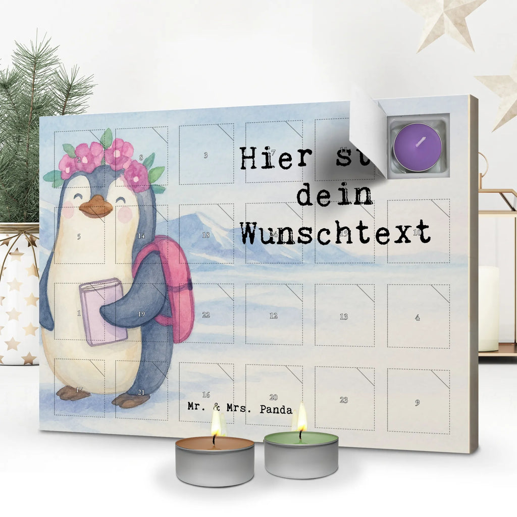 Personalisierter Duftkerzen Adventskalender Pinguin Beste Tochter der Welt Design Personalisierter Duftkerzen Adventskalender, Geschenkidee, Geschenk, Schenken, Mitbringsel, Geburtstag, Geburtstagsgeschenk, für, Danke, Dankeschön, Bedanken, Freude machen, Geschenktipp, Mutter, Belohnung, Familie, Tochter, Vater, Töchterchen, Kind, Geburt, Kleine, Kinder, Töchter