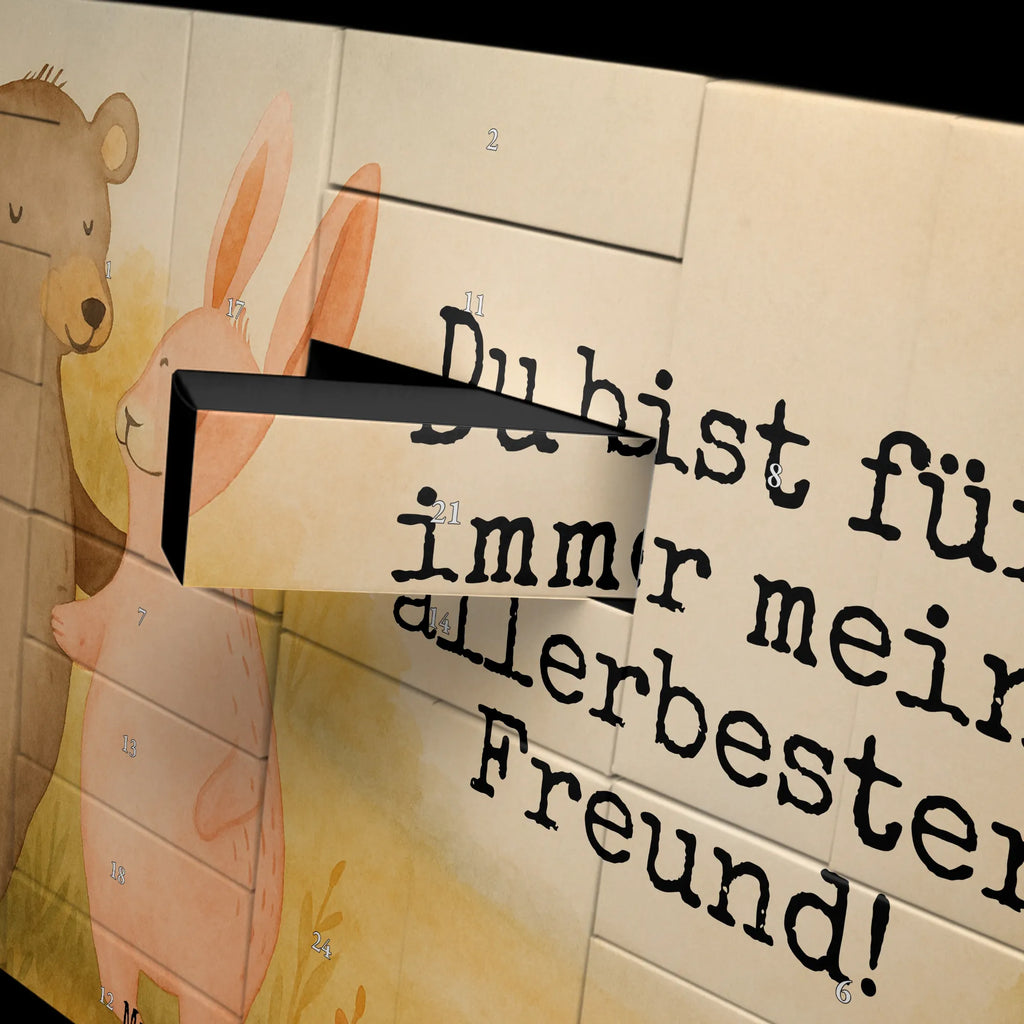 Fillable advent calendar bear and rabbit Embrace Design Loving, Two, Together, Marriage, Proposal of marriage, Love gift, gift for her, gift for him, anniversary gift, friends, rabbit, best friend