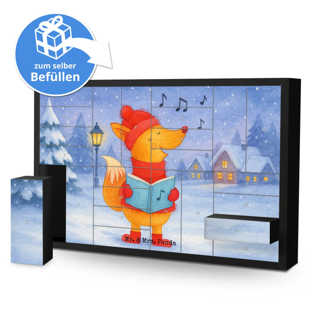 Fillable advent calendar Fox Singer Design Advent calendar 2020, self filling, Advent calendar men, Advent calendar women, Advent calendar, Winter, Christmas, Christmas time, snow