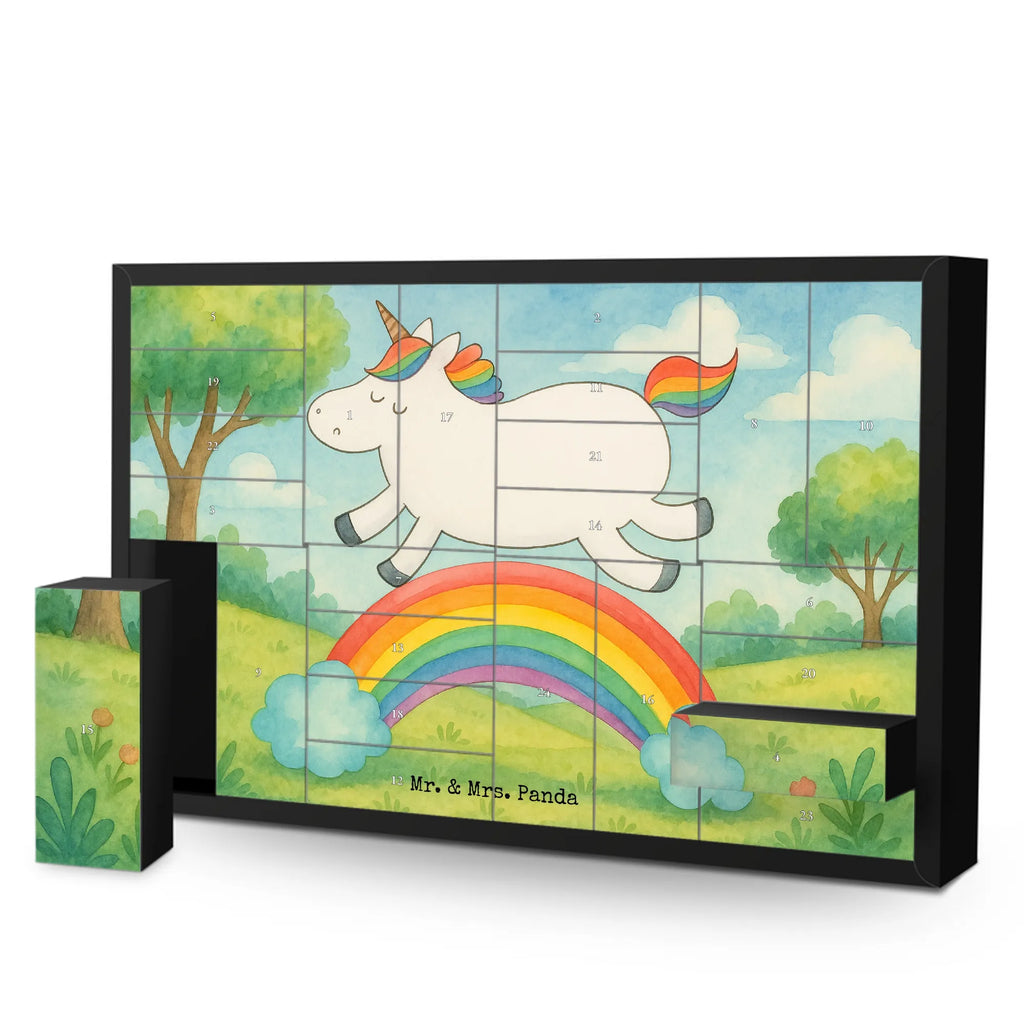 Fillable advent calendar unicorn rainbow Design birthday present, unicorn car, unicorn highway, unicornpower, expressway, unicorn love, rainbow, gift