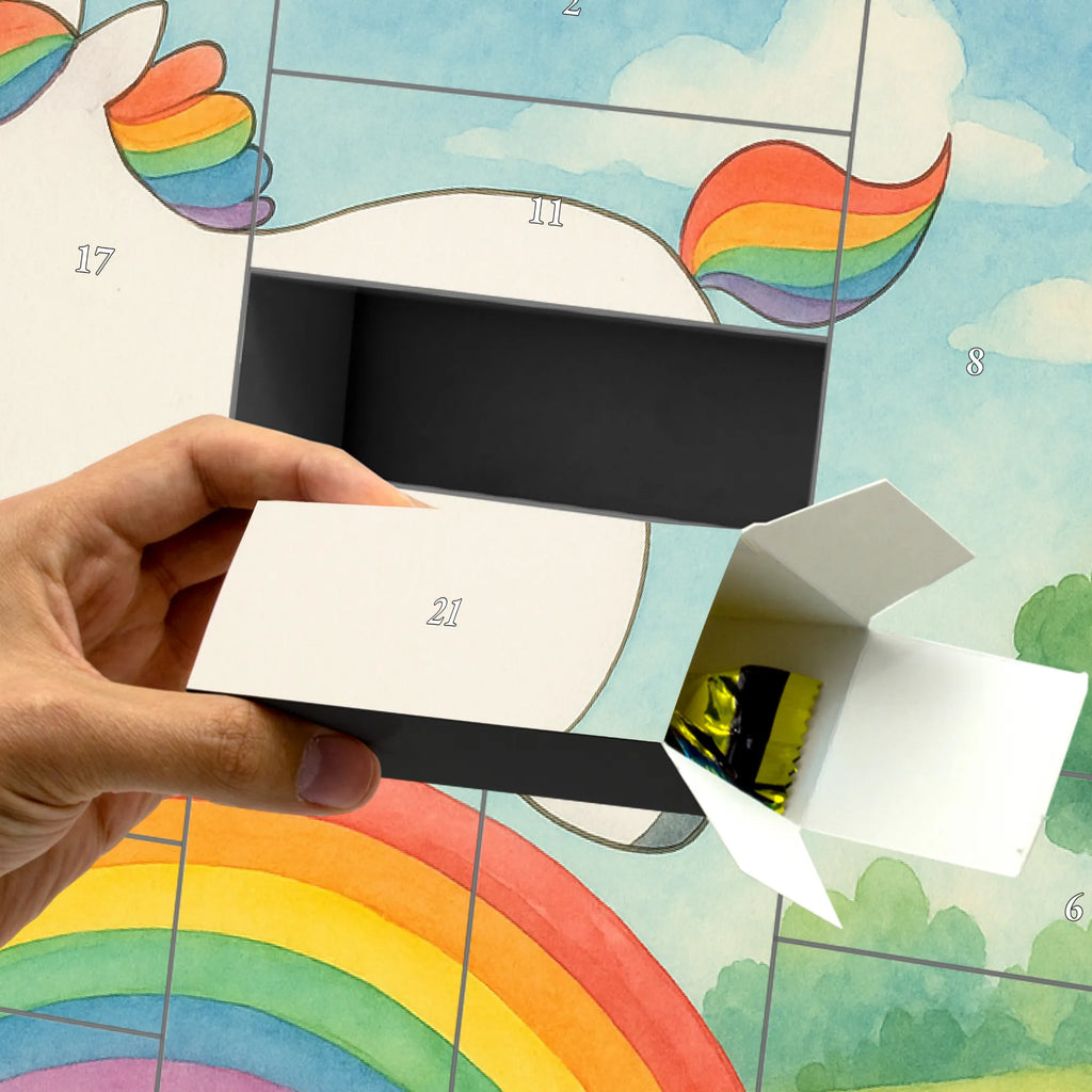 Fillable advent calendar unicorn rainbow Design birthday present, unicorn car, unicorn highway, unicornpower, expressway, unicorn love, rainbow, gift