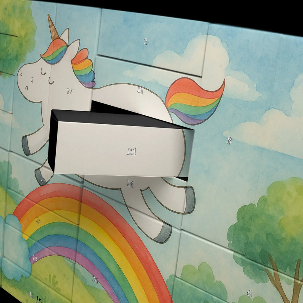Fillable advent calendar unicorn rainbow Design birthday present, unicorn car, unicorn highway, unicornpower, expressway, unicorn love, rainbow, gift