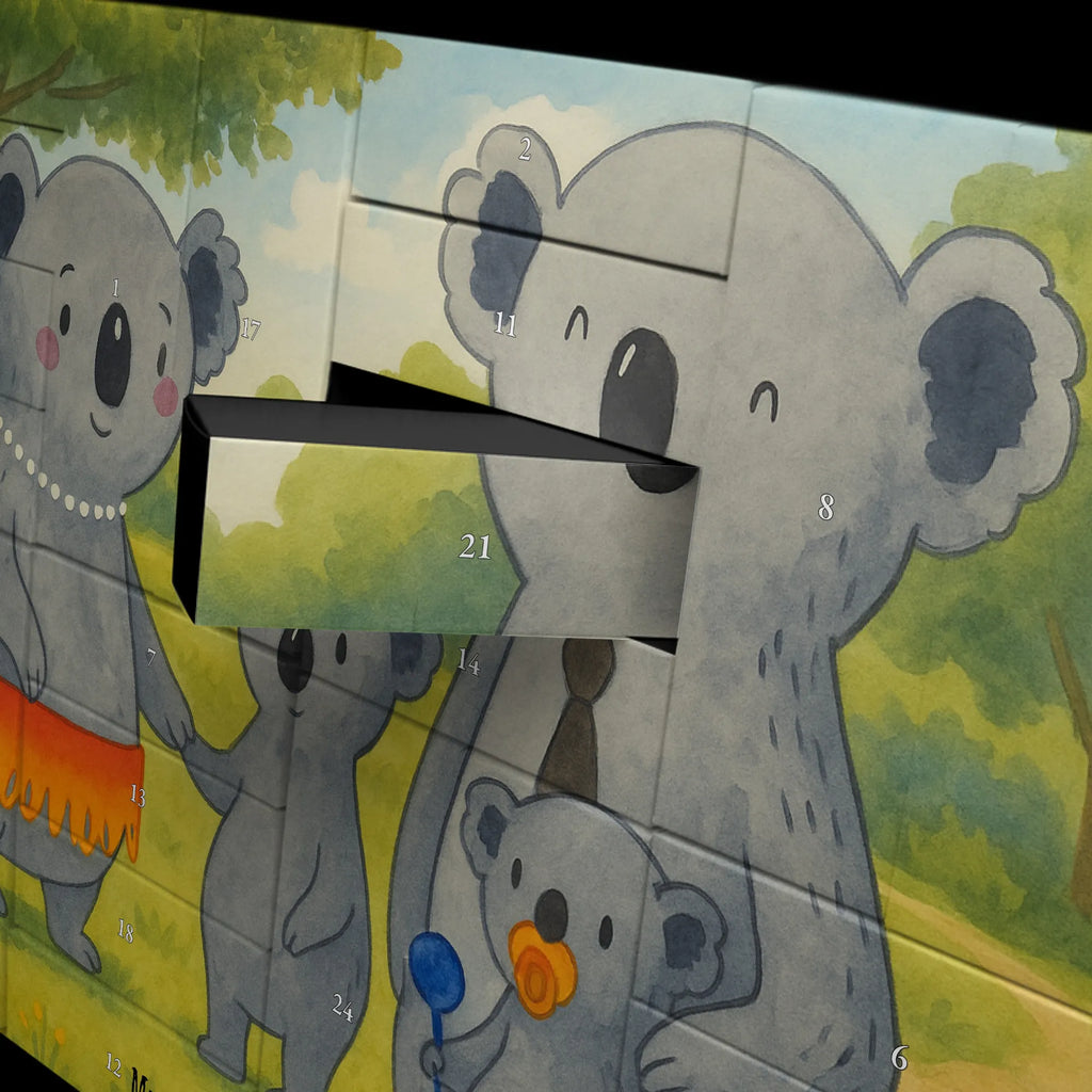 Fillable advent calendar Koala Family Design Advent calendar women, self filling, Advent calendar men, Advent calendar 2020, Advent calendar, Family, Father's Day, Mother's Day, brother, sister, Mom, Dad, family, children, mom, family life, siblings, koalas, dad, Koala