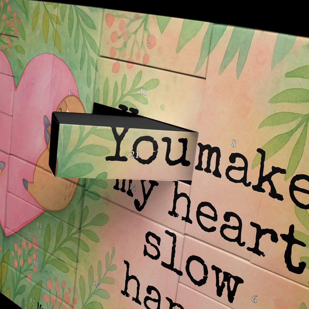 Fillable advent calendar sloths Heart Design Loving, Two, Together, Marriage, Proposal of marriage, Love gift, gift for her, gift for him, anniversary gift, Valentine&#39;s Day Gift for Women Love Gift Anniversary Wedding Anniversary Party Favor Gift for Girlfriend Gift for Partner Boyfriend Gift Token of Love for Men for Husband