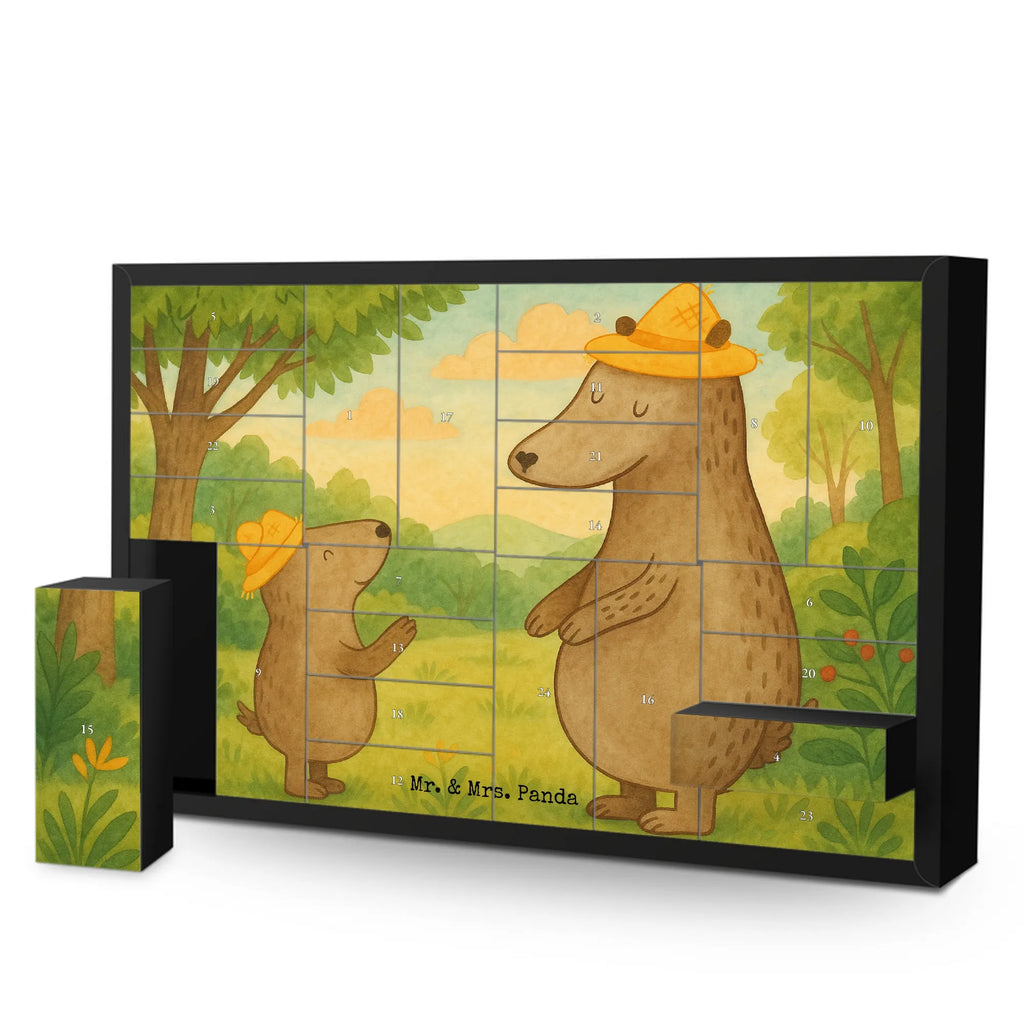 Fillable advent calendar Bears with hats Design Father's Day, Mother's Day, role model, child, father's day, father-son, favourite person, son, father, sons, children