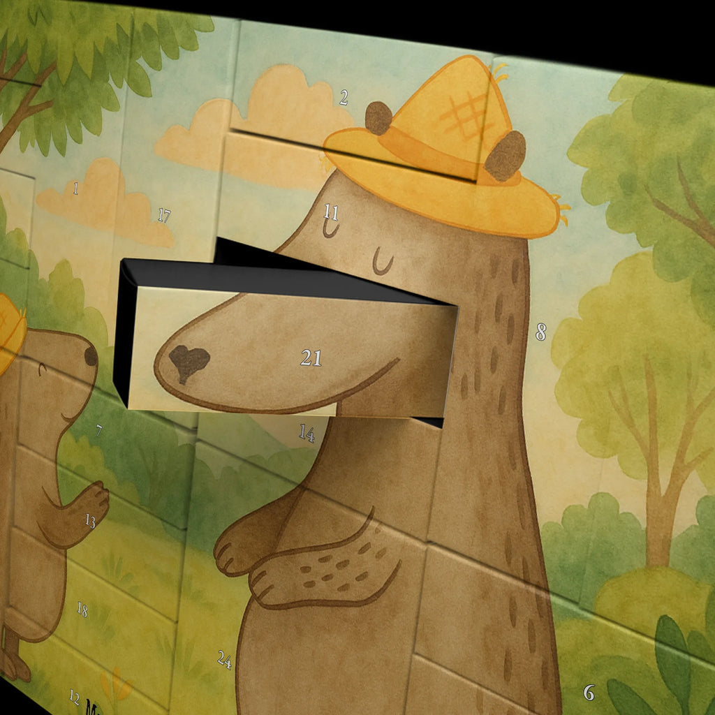 Fillable advent calendar Bears with hats Design Father's Day, Mother's Day, role model, child, father's day, father-son, favourite person, son, father, sons, children