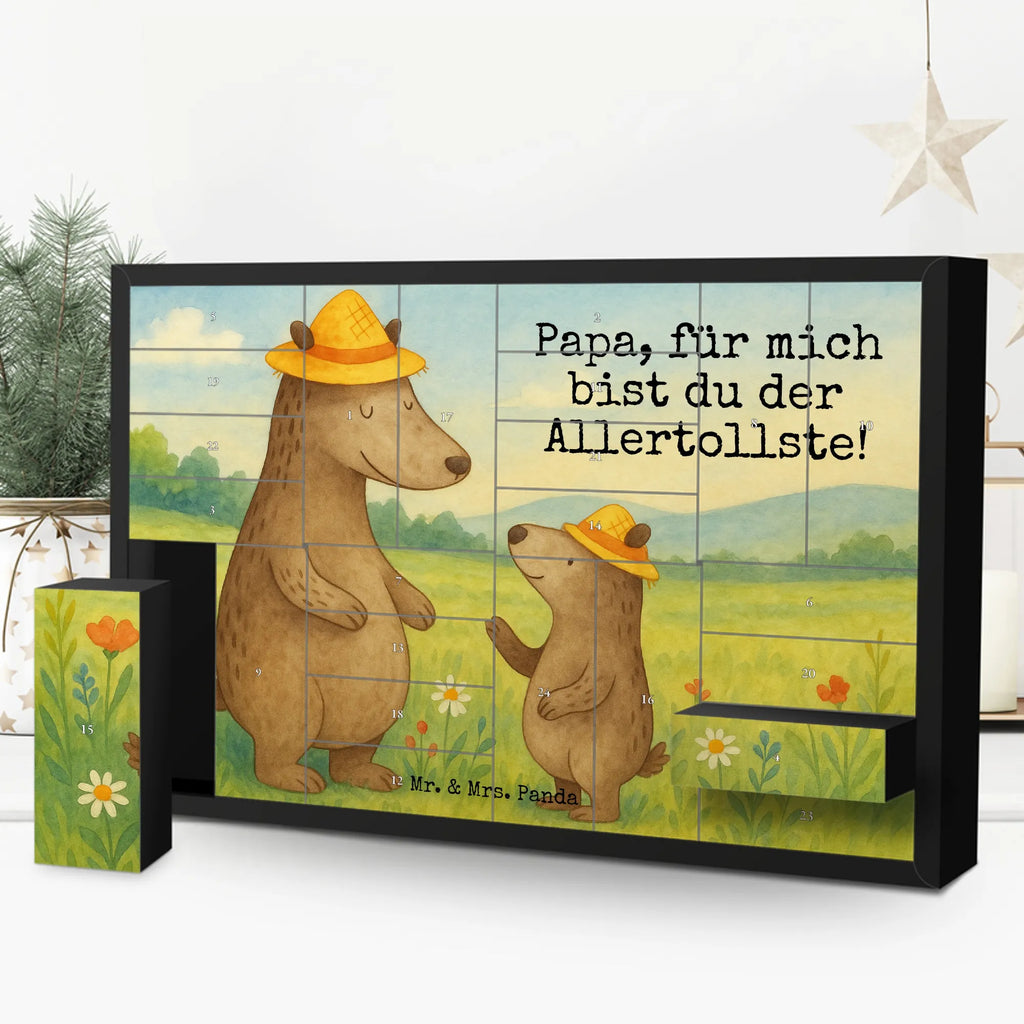 Fillable advent calendar Bears with hats Design Father's Day, Mother's Day, role model, child, father's day, father-son, favourite person, son, father, sons, children