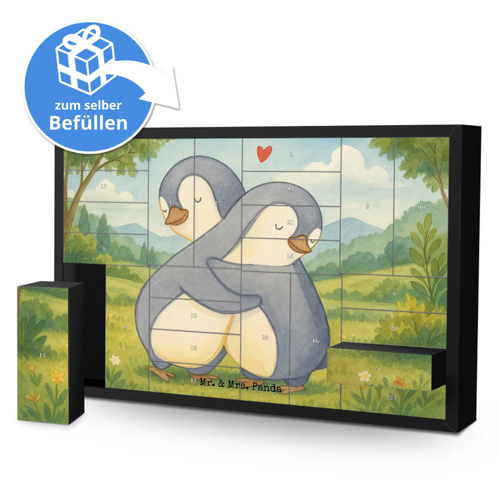 Fillable advent calendar penguins Cuddle Design Loving, Two, Together, Marriage, Proposal of marriage, Love gift, gift for her, gift for him, anniversary gift, Valentine&#39;s Day Gift for Women Love Gift Anniversary Wedding Anniversary Party Favor Gift for Girlfriend Gift for Partner Boyfriend Gift Token of Love for Men for Husband