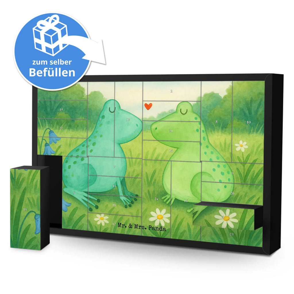 Fillable advent calendar Frogs in love Design Loving, Two, Together, Marriage, Proposal of marriage, Love gift, gift for her, gift for him, anniversary gift, Engaged, Gift Wedding, In Love, Married, Frogs, Gift Friend, Anniversary, Frog, Friend, Proof of Love, Girlfriend, Wedding Day, Gift Girlfriend, Frog King