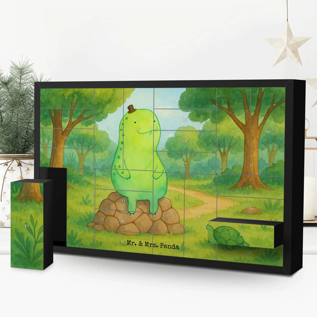 Fillable advent calendar tortoise Break Design gift, gift ideas, cute, illustrated, tortoise, reptile, ancient creature, sweet, birthday gift, turtle gift items, funny turtle gifts, pet turtles, best friend, sister or daughter, turtle lover, decelerate, mindful