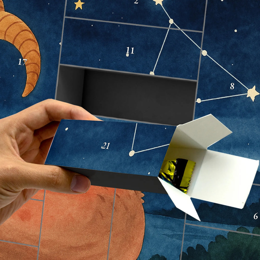 Fillable advent calendar Star sign Capricorn Design self filling, Advent calendar women, Advent calendar 2020, Advent calendar, Advent calendar men, constellations, birthdays, astrology, zodiac, date of birth, month of birth, Gift December, Gift January, Capricorn star sign, Birthday January, Capricorn gift, Goat, Birthday December, Capricorn