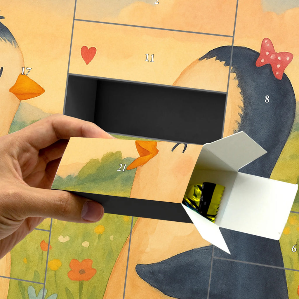 Fillable advent calendar Penguin pair Design North Pole, Penguins, great love, love gift, penguins, wedding gift, wedding, proof of love, anniversary, wedding day, lovers, dream couple