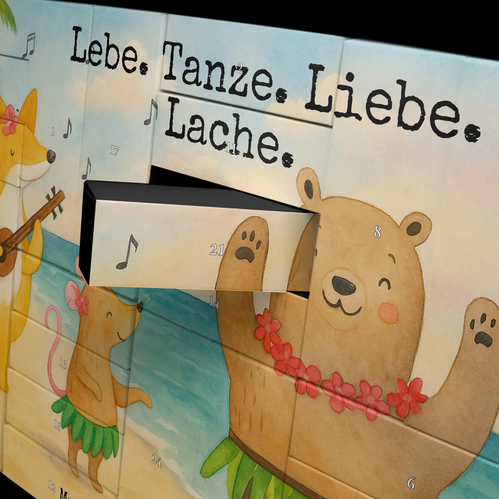 Fillable advent calendar forest animals Aloha Design card, gift ideas, gifts, small animals, cute, cute animal motives, hand drawn, funny sayings, good mood, special gifts, animal lover, rabbit, forest, forest animals, music, laughter, dancing